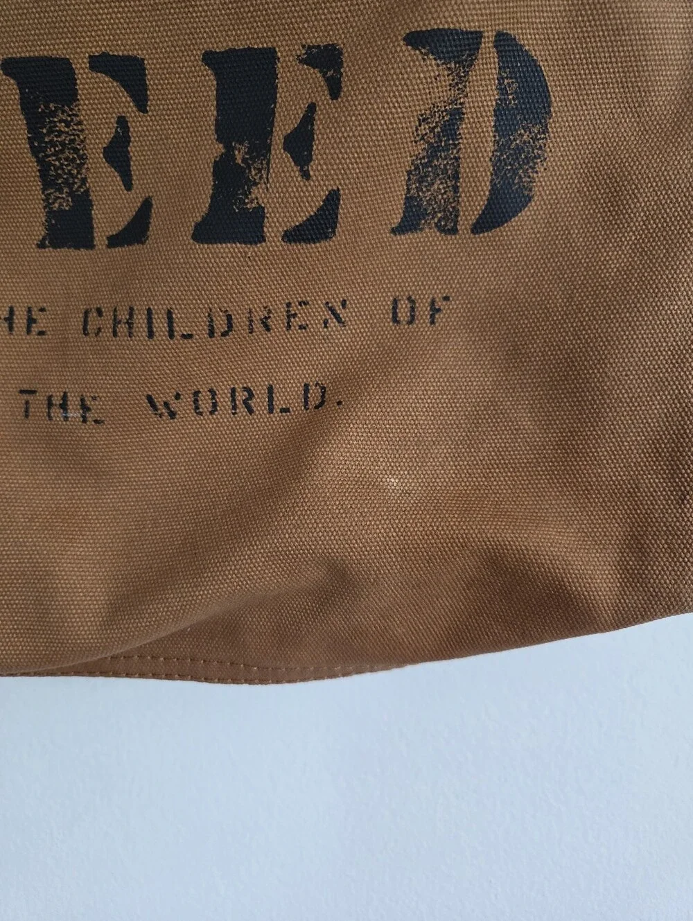 FEED The Children of the World Canvas Purse